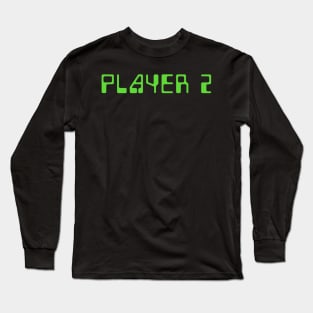 Player 2 Retro Video Game Long Sleeve T-Shirt